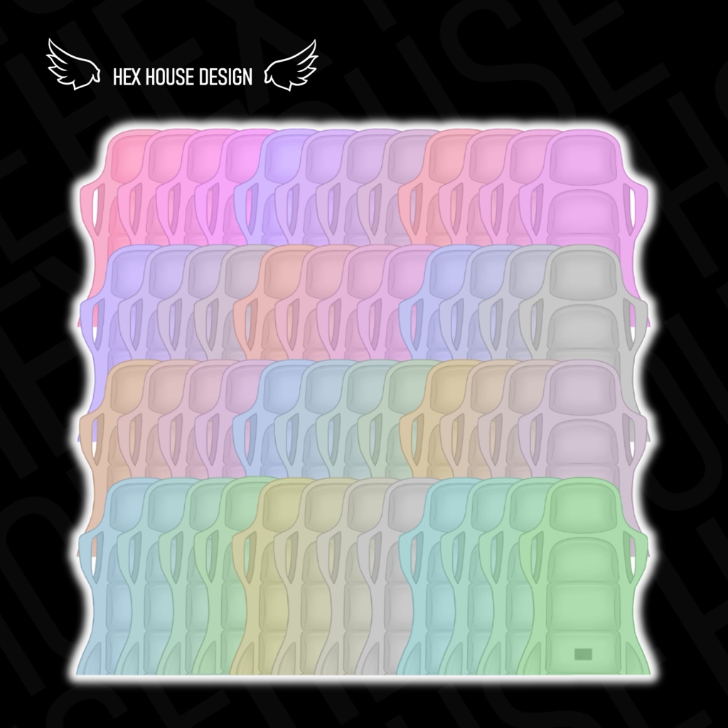 'EASY RIDER' Gaming Chair Asset Classic/Pastel || 「イージー・ライダー」 ゲームチェア