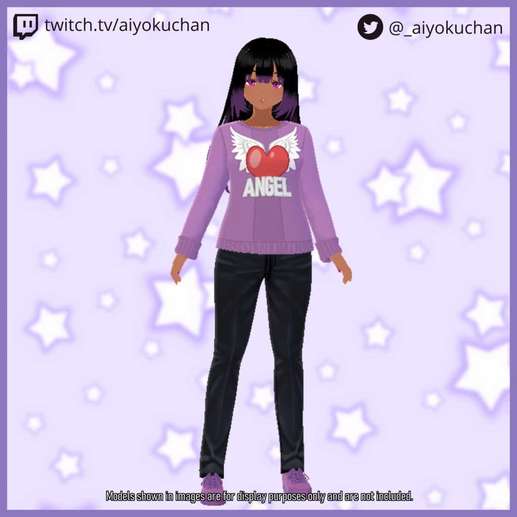 'ANGEL' Sweater (20 Colour Options) ||【天使】セーター