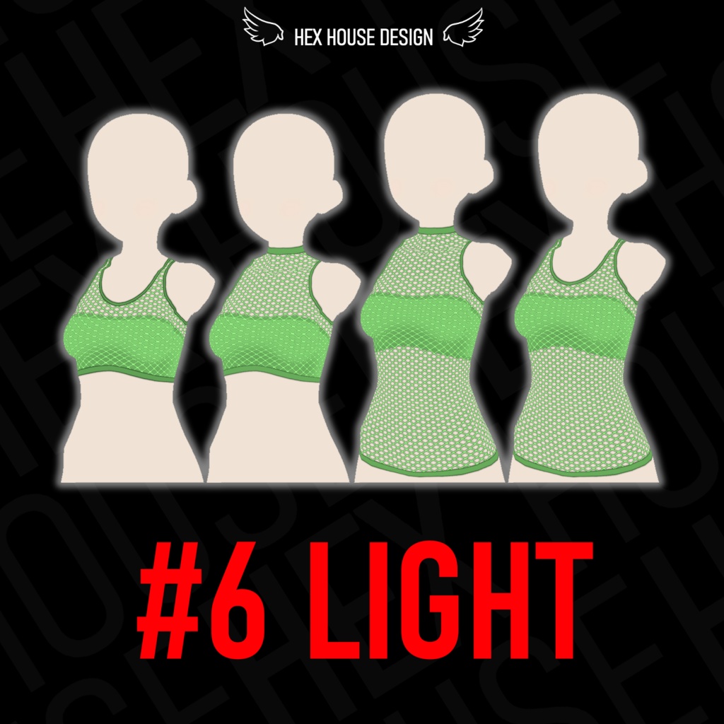 'BREEZE' Fishnet Top (4 Styles/32 Colours/2 variants) ||【風】ネットシャツ