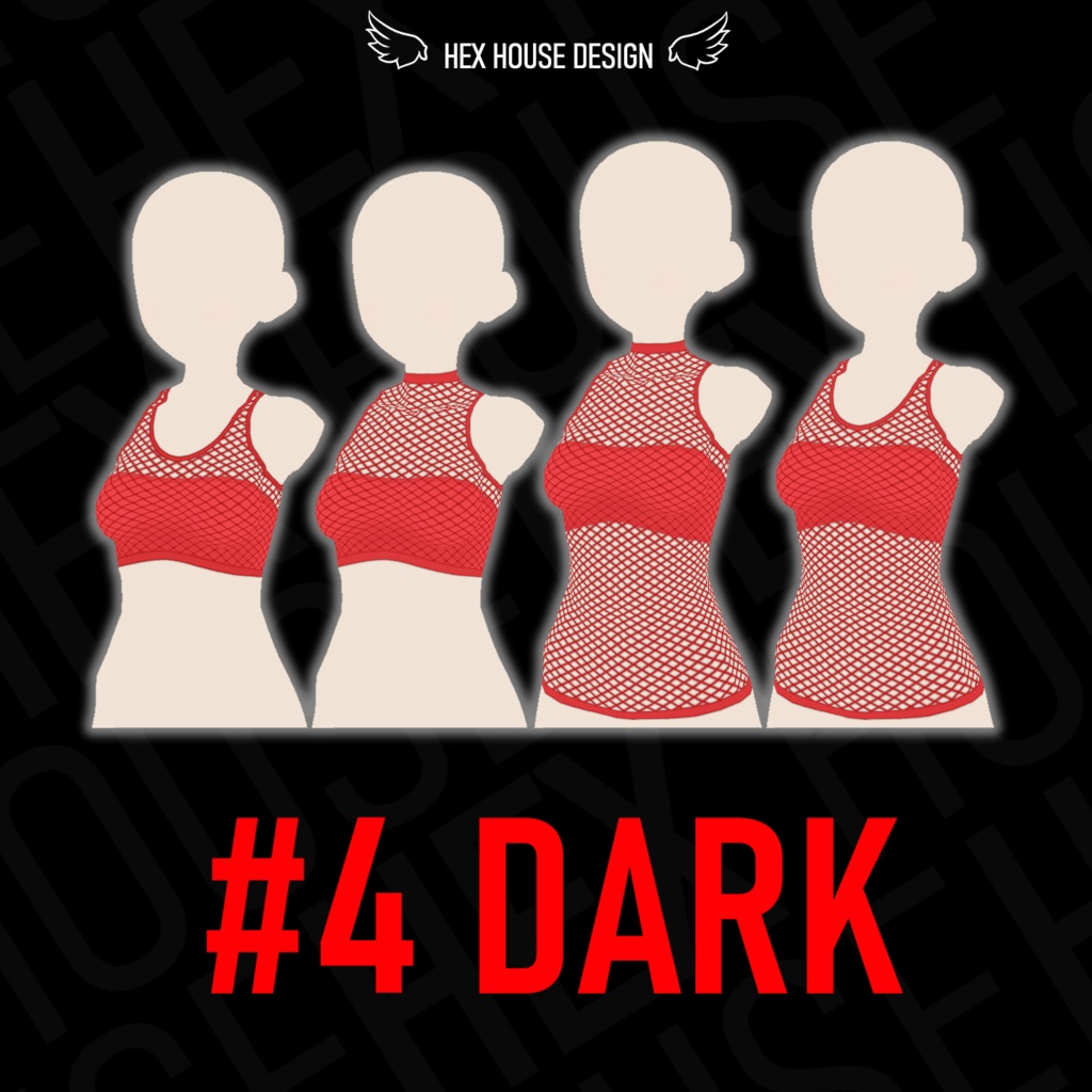 'BREEZE' Fishnet Top (4 Styles/32 Colours/2 variants) ||【風】ネットシャツ