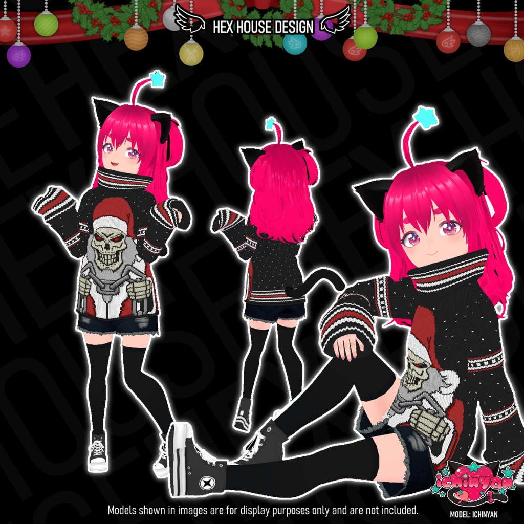 'BAD SANTA' Christmas Jumper || 【悪いサンタ】クリスマスセーター