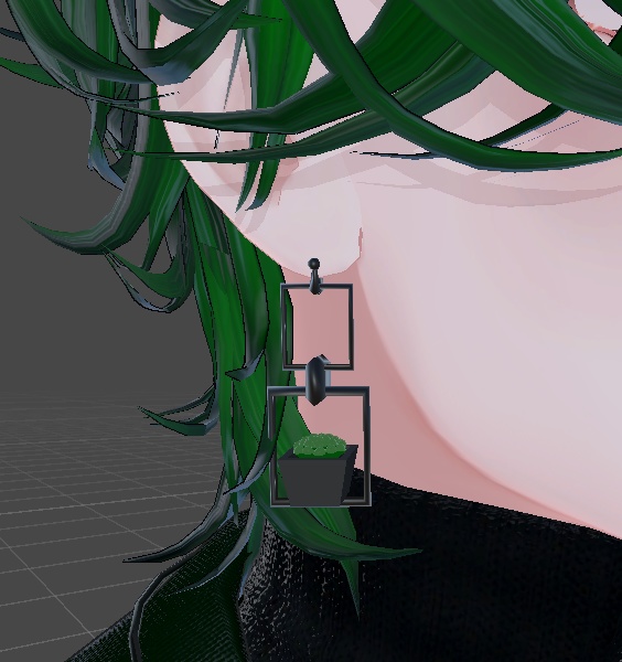 【斑霞対応】オブツーサのピアス