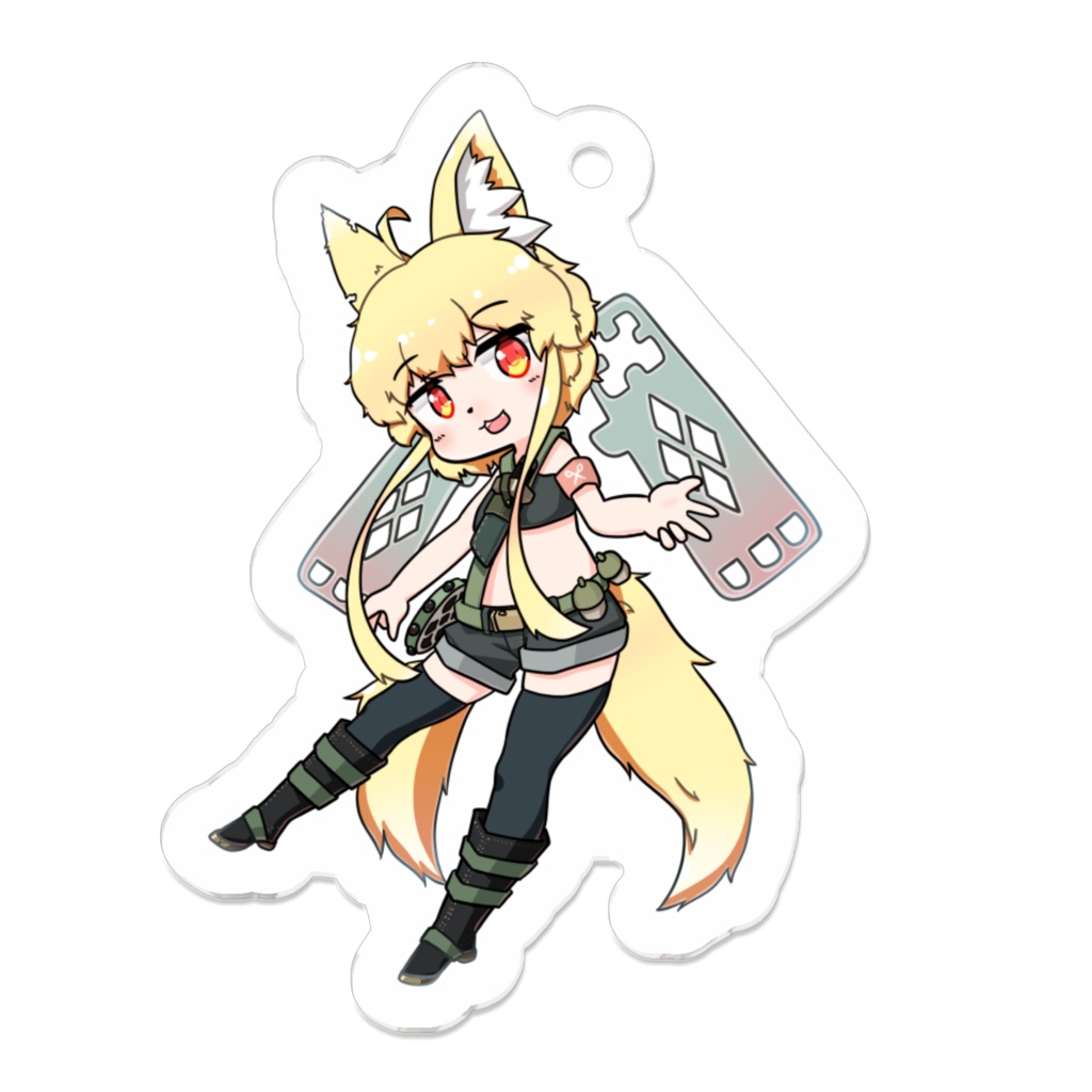 Vtuber 稲枝ひかり アクリルキーホルダー