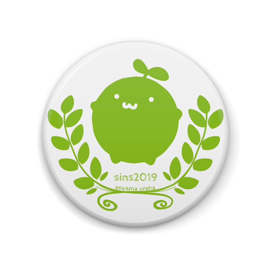 ぱっぱっロゴ缶バッチ