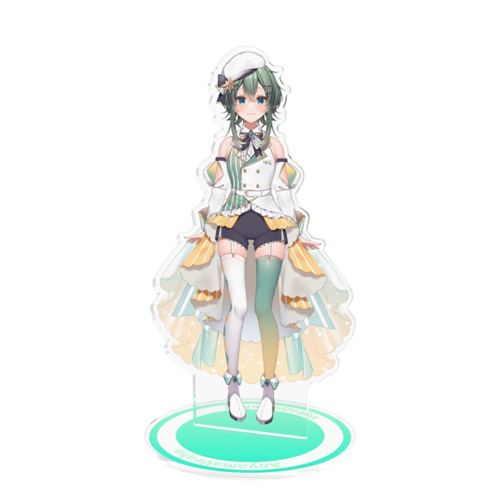 新ビジュアル青山裏葉のアクリルフィギュア