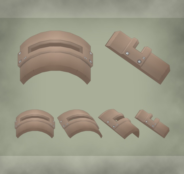 【 VRChat小道具】 職人防具と ハンマー