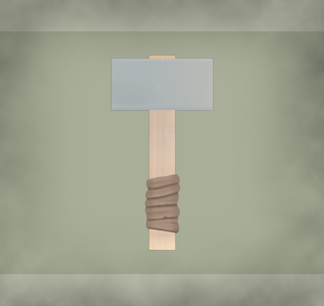 【 VRChat小道具】 職人防具と ハンマー