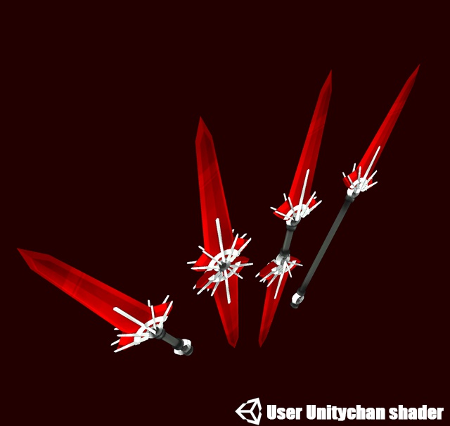 【 VRChat小道具】真っ赤な剣