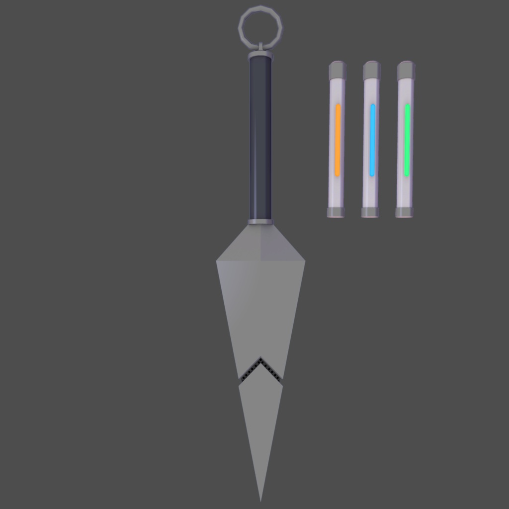 サイバーお狐ニンジャ対応 マテリアルクナイ