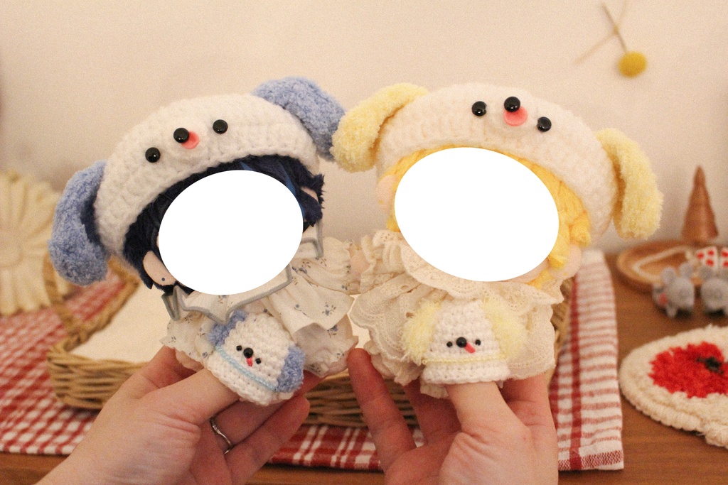 ぺろわん ぬいさっく&ぼうしset