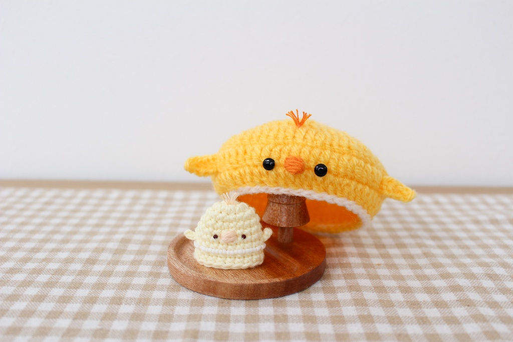 ひよこ ぬいさっく＆ぼうしset
