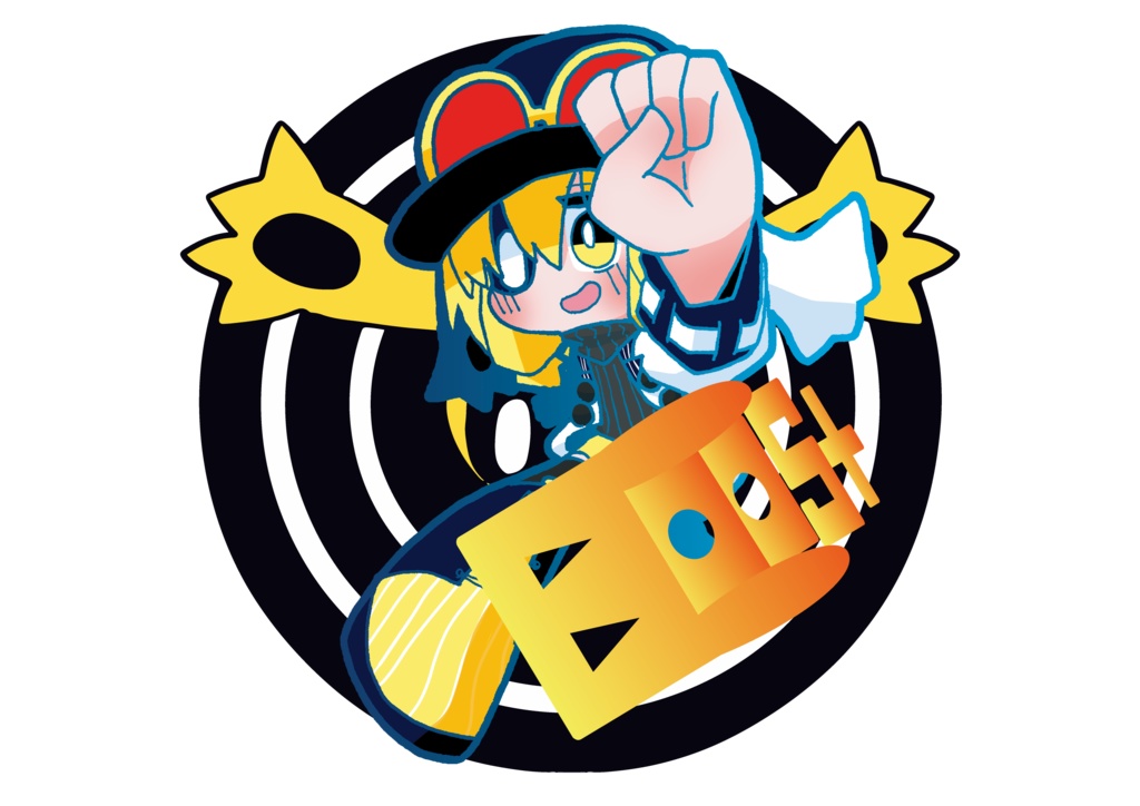 コニコちゃんBoostステッカー