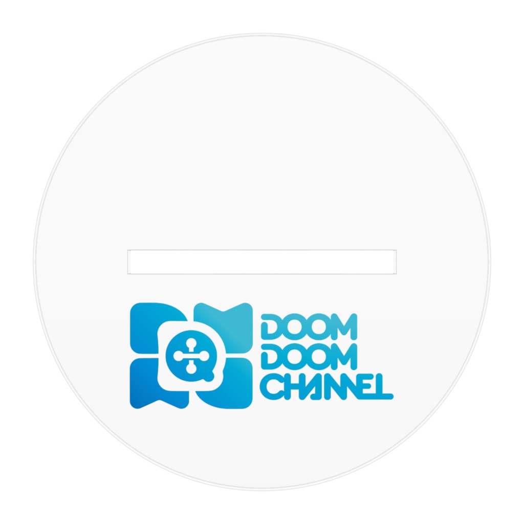 Virtual代理ちゃんドゥム子 アクリルフィギュア 通常立ち絵Ver