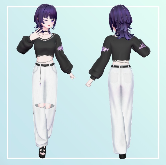 オリジナル3Dモデル「燈羽」-Touwa-