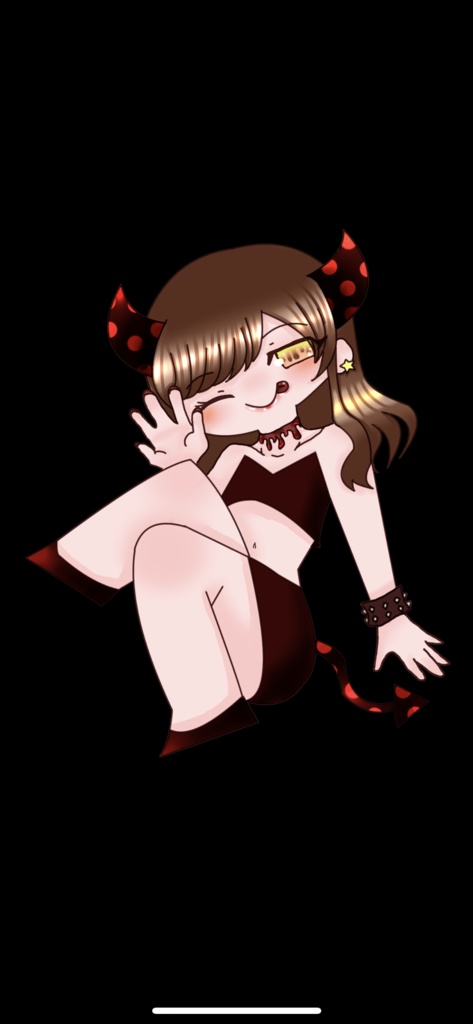 アクリルキーホルダー悪魔ちゃん