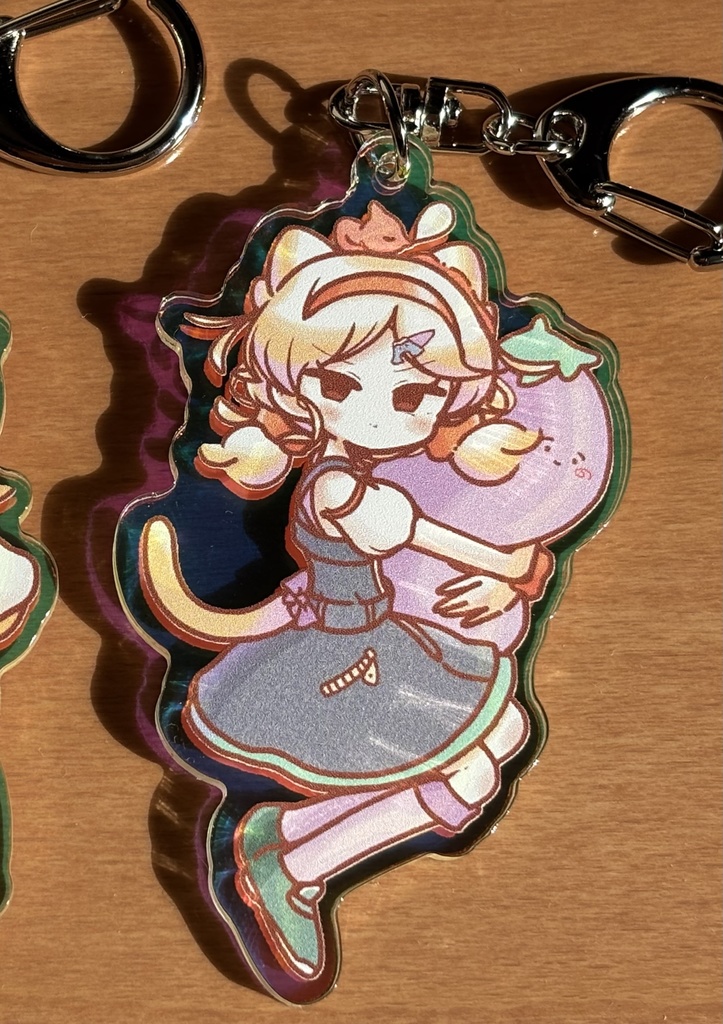 ツクネちゃんアクキー(なす)