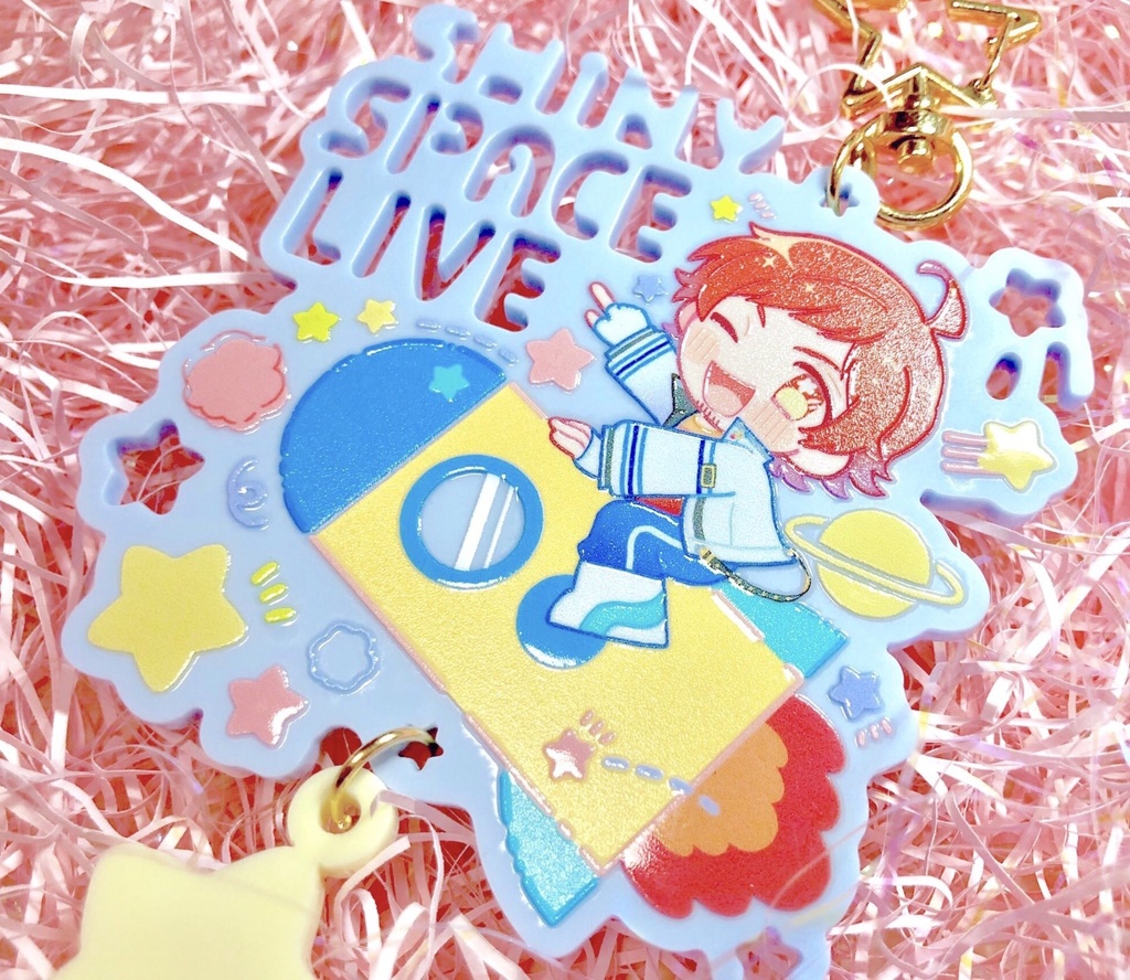 『シャイニースペースライブ』 アクリルキーホルダー