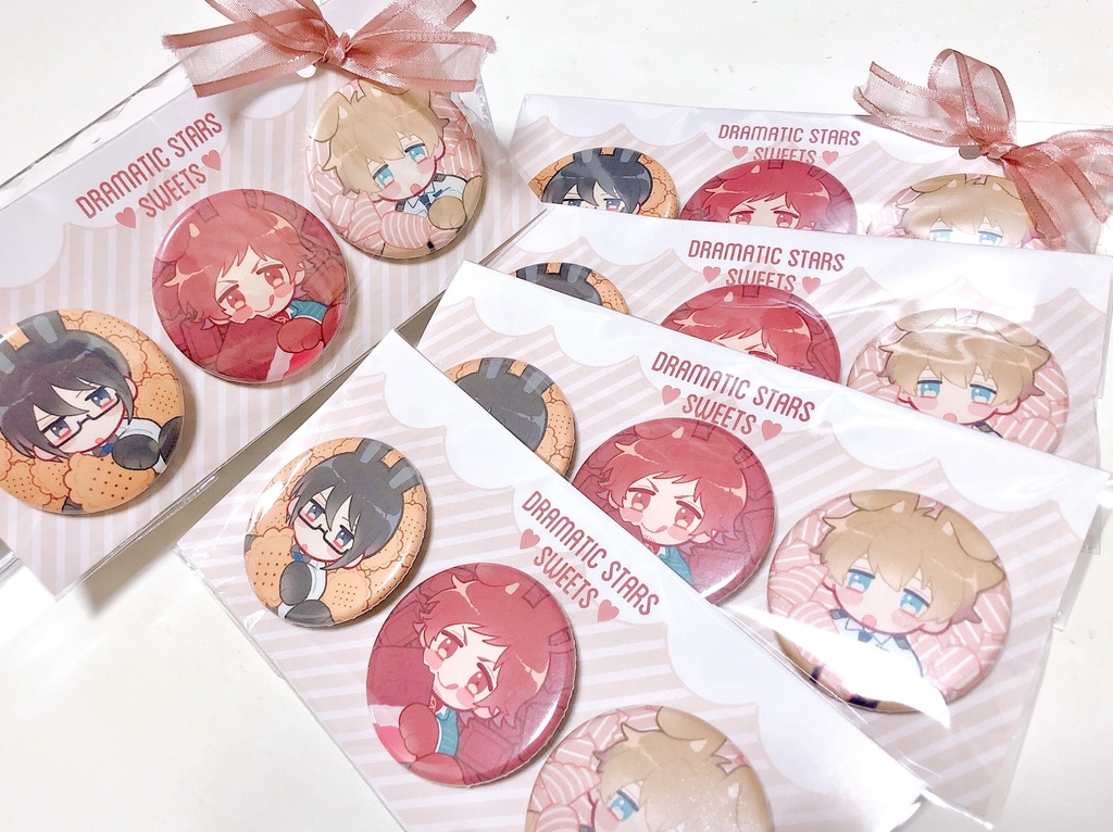 うさスタ スイーツ缶バッジ
