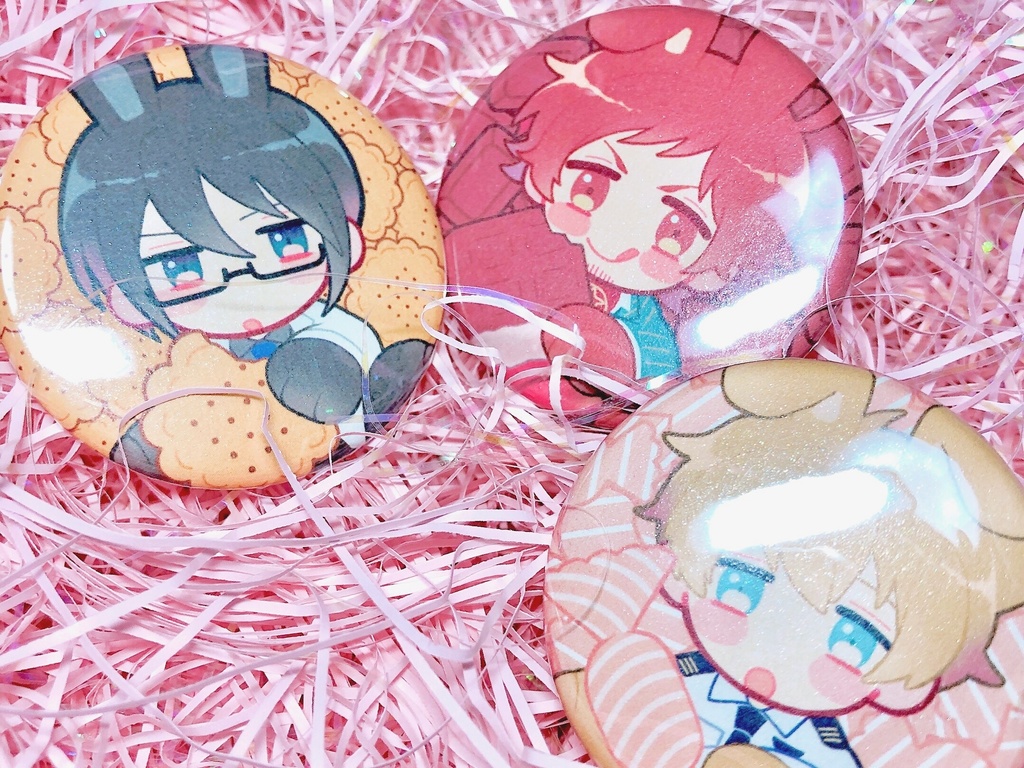 うさスタ スイーツ缶バッジ