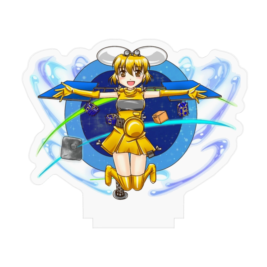 探査機「はやぶさ2」擬人化アクリルスタンド