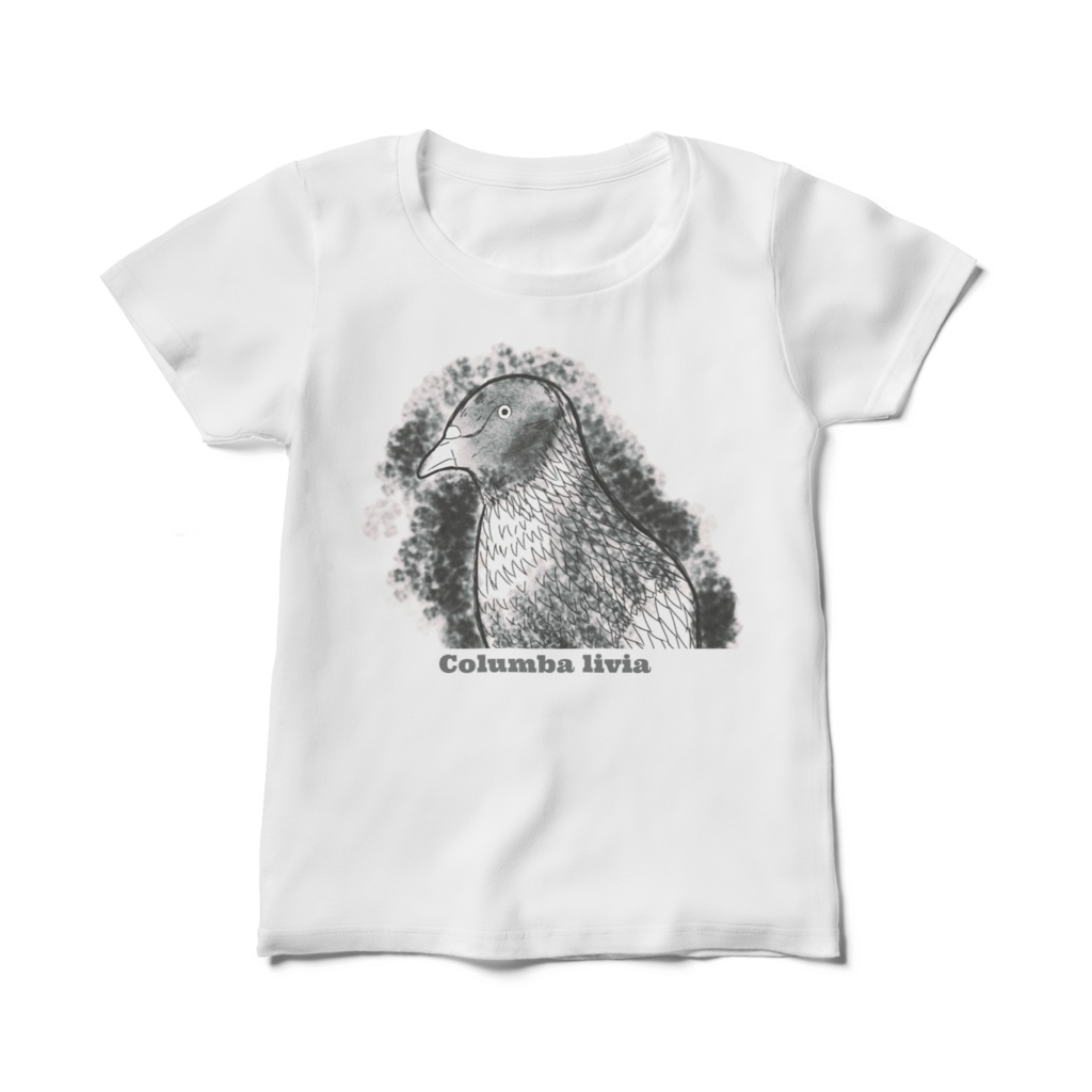 鳩Tシャツレディース