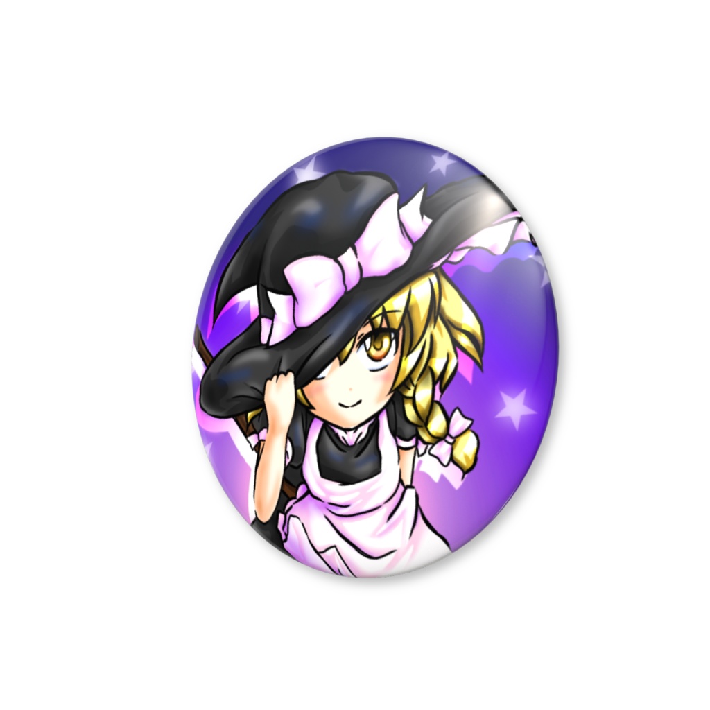 霊夢・魔理沙〈紅魔郷〉缶バッジバリュー