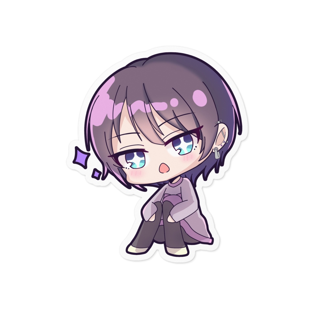 多加那ｳｫﾆ　でっかいデフォルメステッカー✨