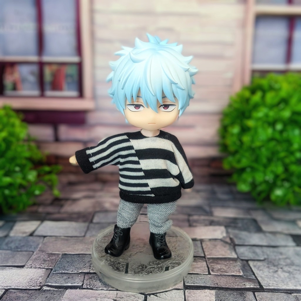 切り替えボーダートップス