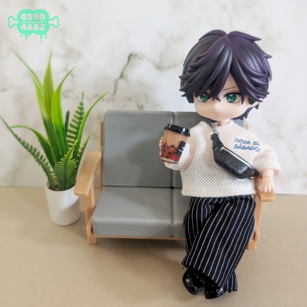 シンプルワイドパンツ