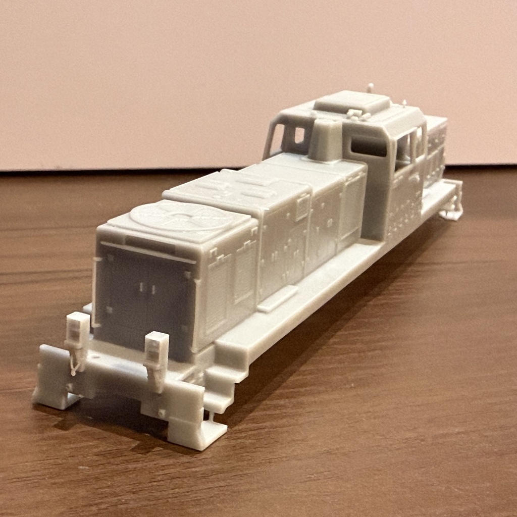 1/80 HO DD200 タイプ 手すり別 3Dプリント