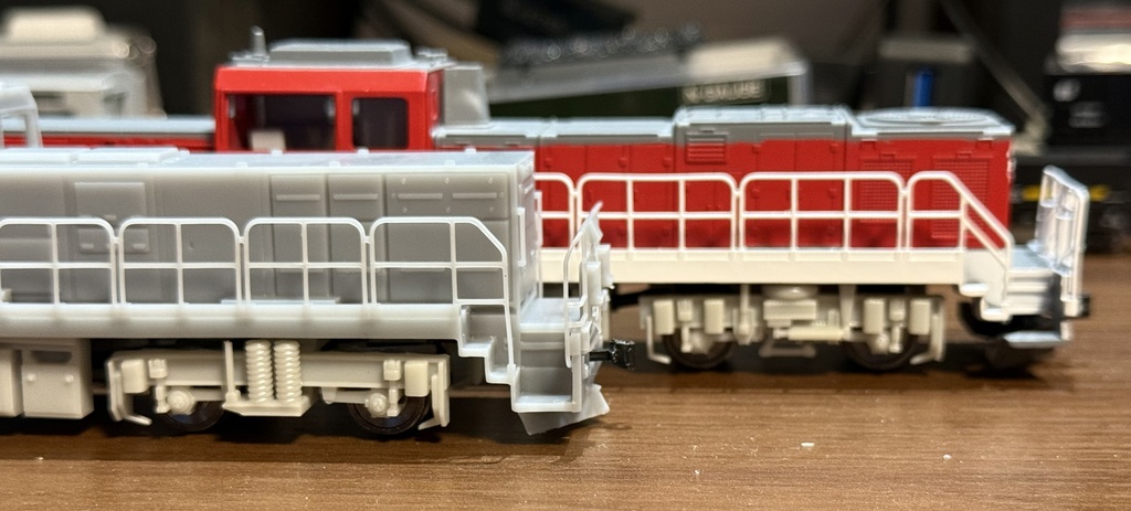 1/80 HO DD200 タイプ 手すり一体 3Dプリント