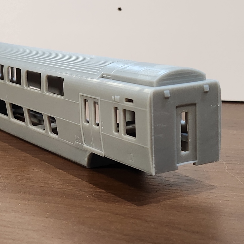 1/80 HO サロE233タイプ(中央サロ)2両セット 3Dプリント品