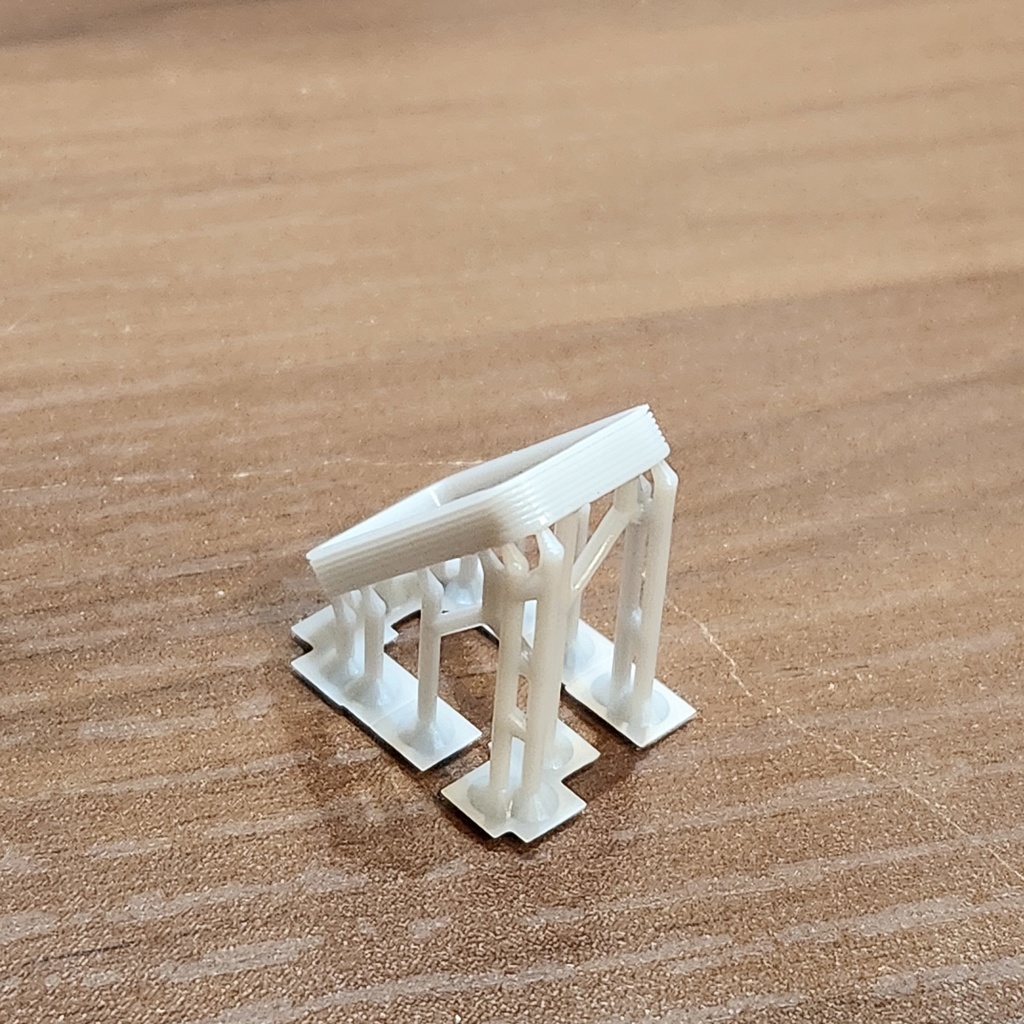 1/80 HO サロE233タイプ(中央サロ)2両セット 3Dプリント品