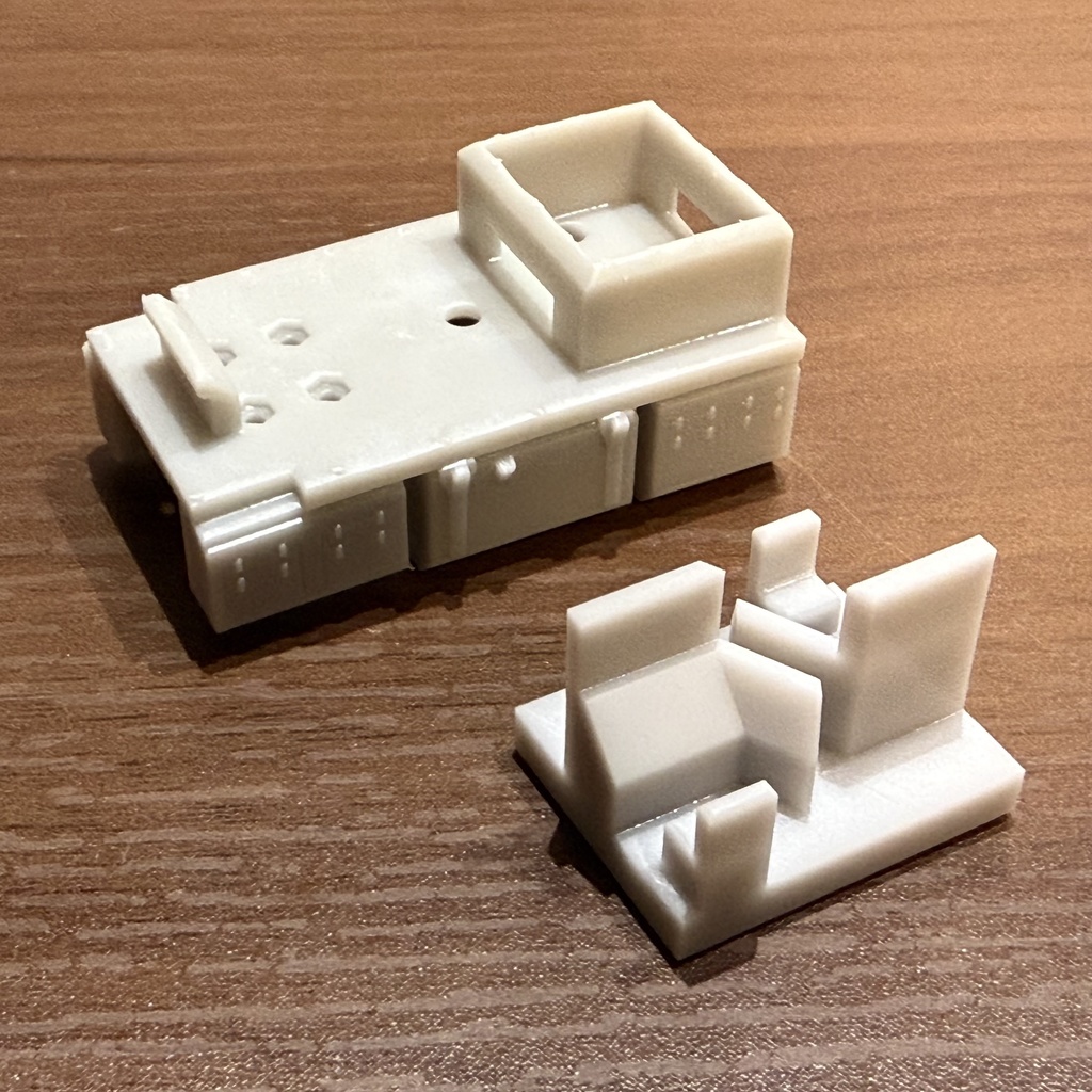 1/80 HO DD200 臨海鉄道タイプ 手すり一体 3Dプリント