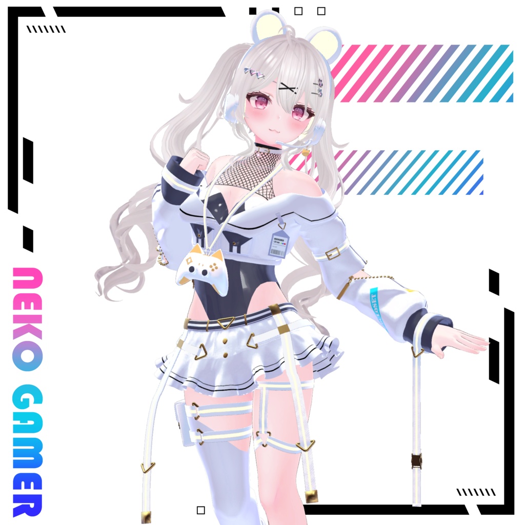 【9アバター対応】Neko Gamer