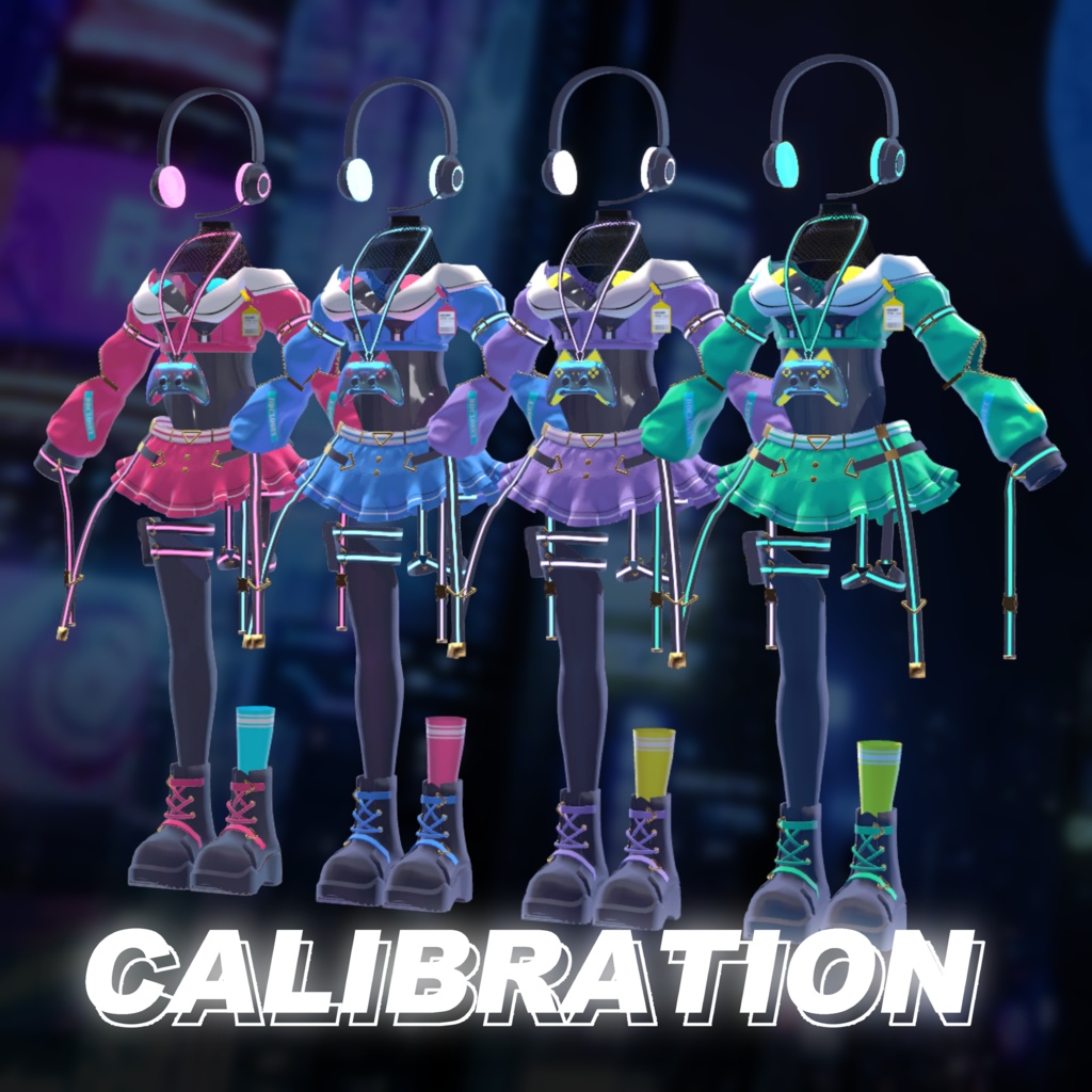 【9アバター対応】Neko Gamer