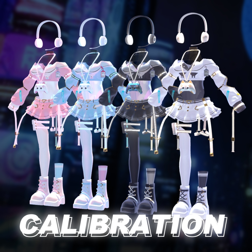 【9アバター対応】Neko Gamer