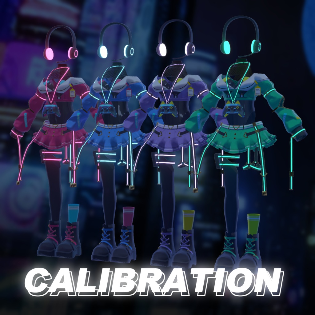 【9アバター対応】Neko Gamer