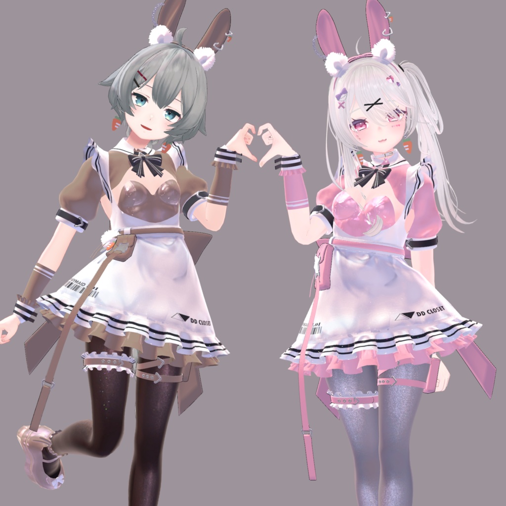 【9アバター対応】 Bunny maid