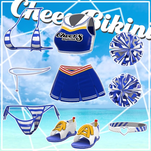【10アバター対応】Cheer Bikini ギミック付き!