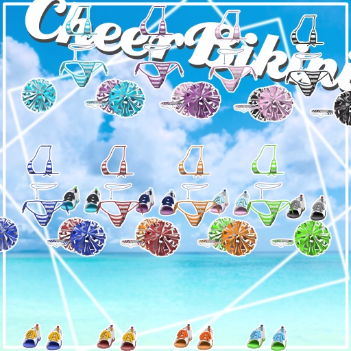 【10アバター対応】Cheer Bikini ギミック付き!