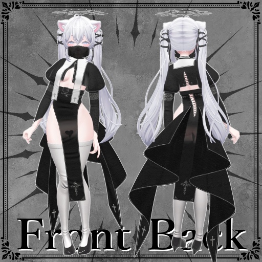 【9アバター対応】堕天シスター