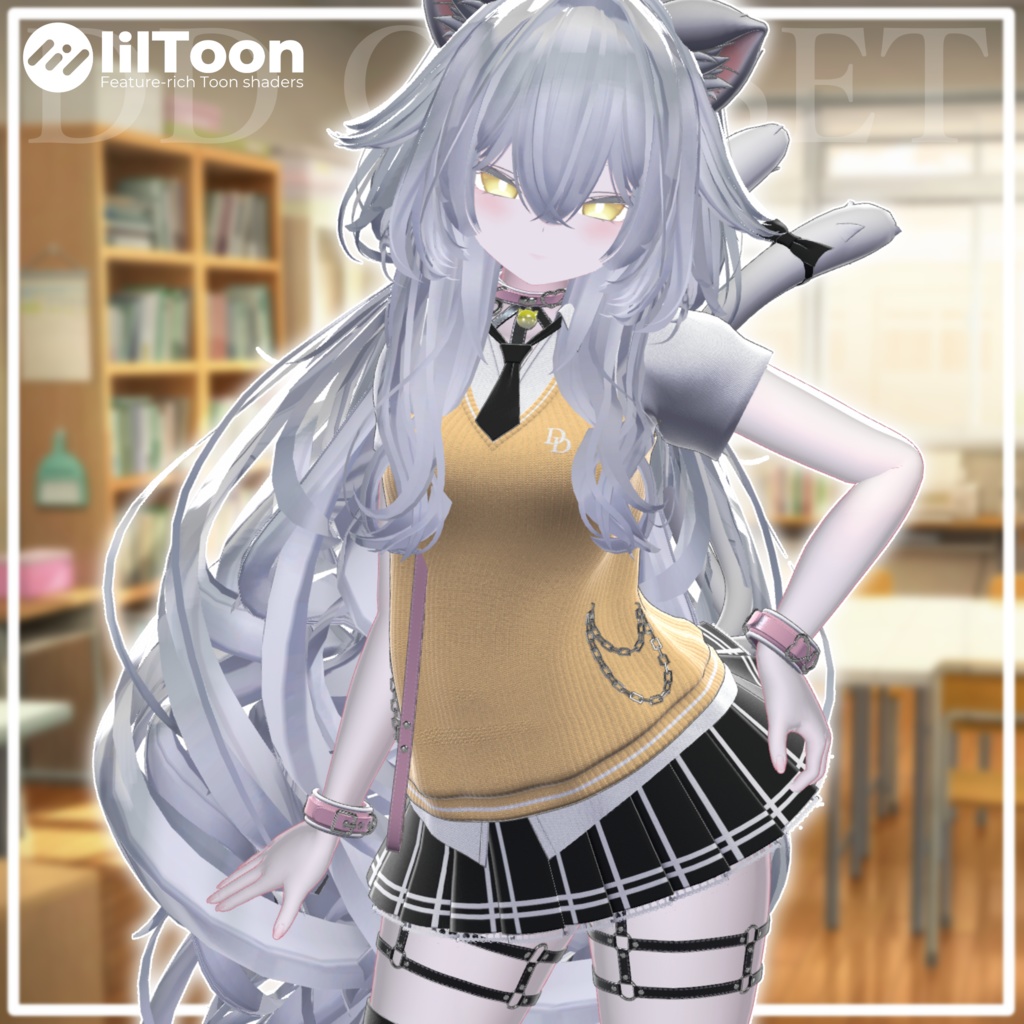 【10アバター対応】ねこにゃんこJK