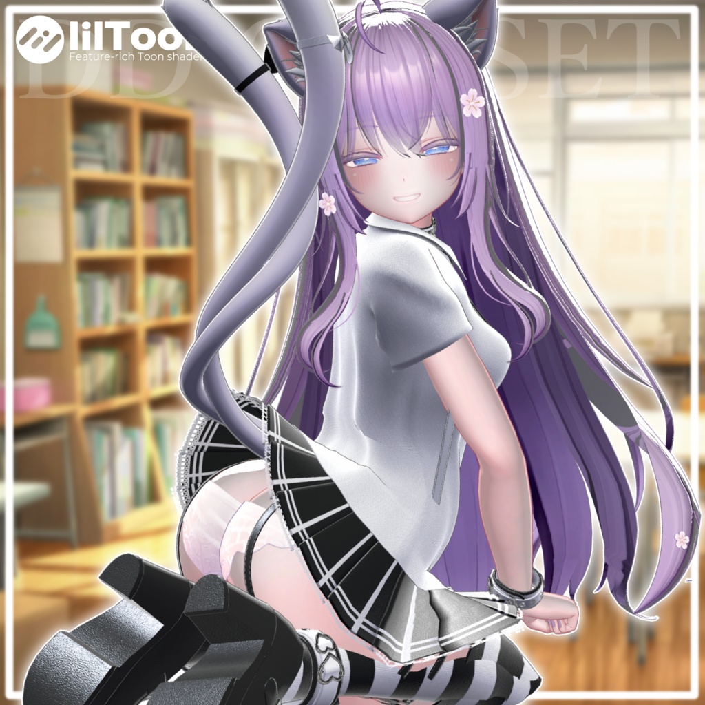 【10アバター対応】ねこにゃんこJK