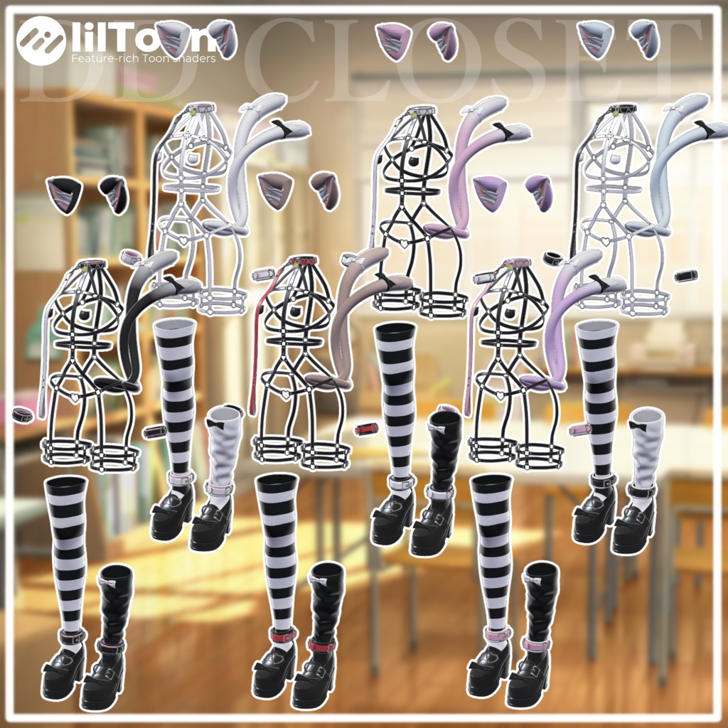 【10アバター対応】ねこにゃんこJK