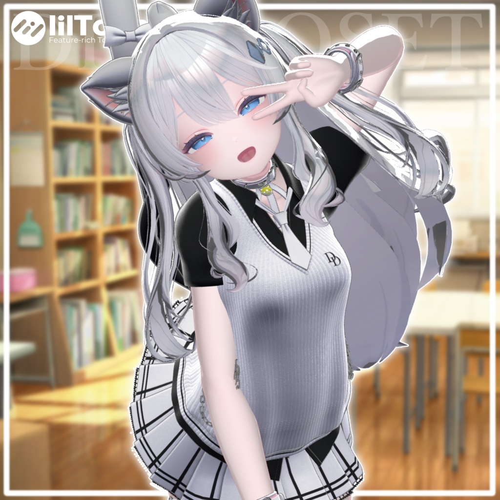 【10アバター対応】ねこにゃんこJK