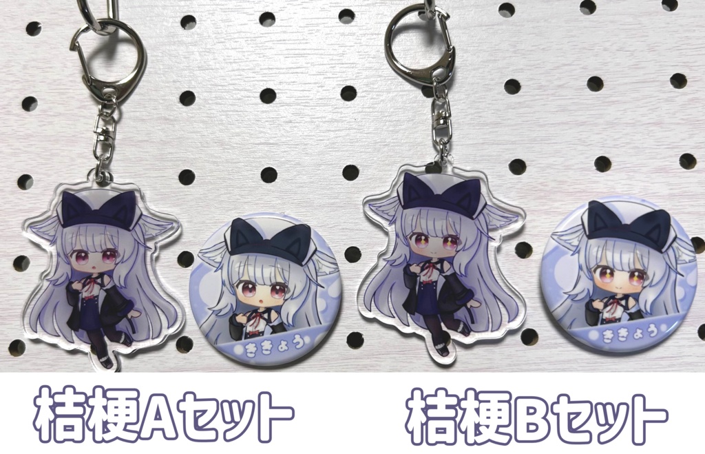 【年内で販売終了予定】3Dモデル付き!でふぉるめアクキー&缶バッジセット