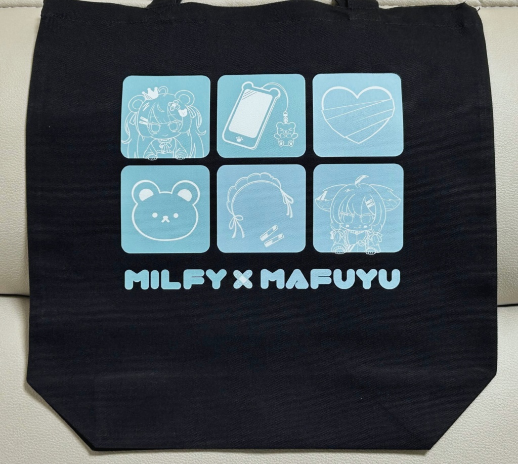 【事後通販】ミルフィ×真冬 シンプルデザイントート