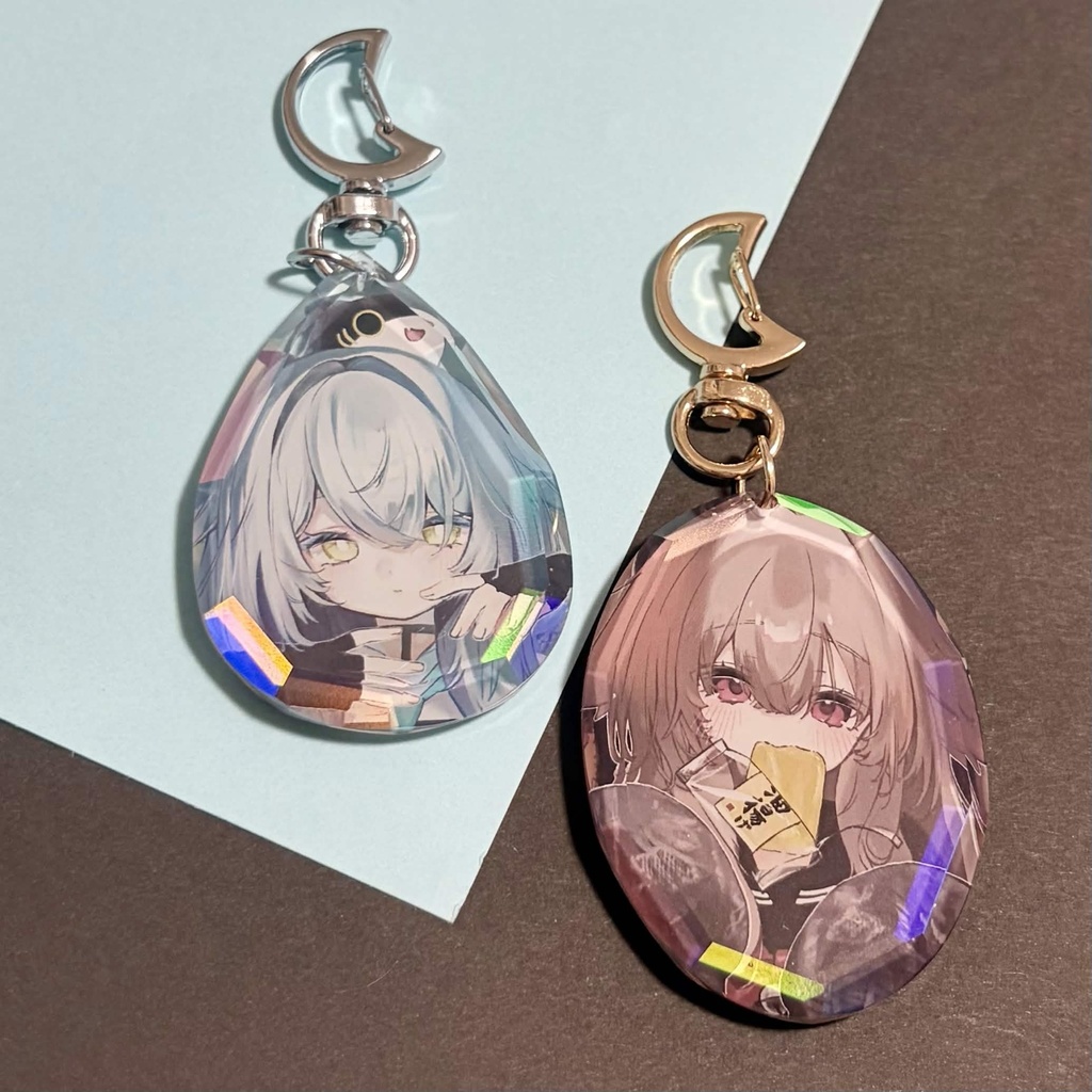 【新作グッズ】宝石アクリルキーホルダー - 全5種 -