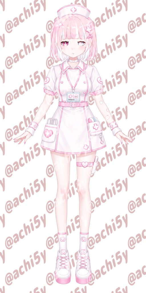 【1点限定】ナースちゃん立ち絵:商用利用可能